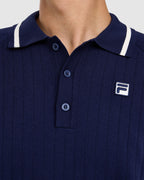 Men's Drew LS Polo Knit