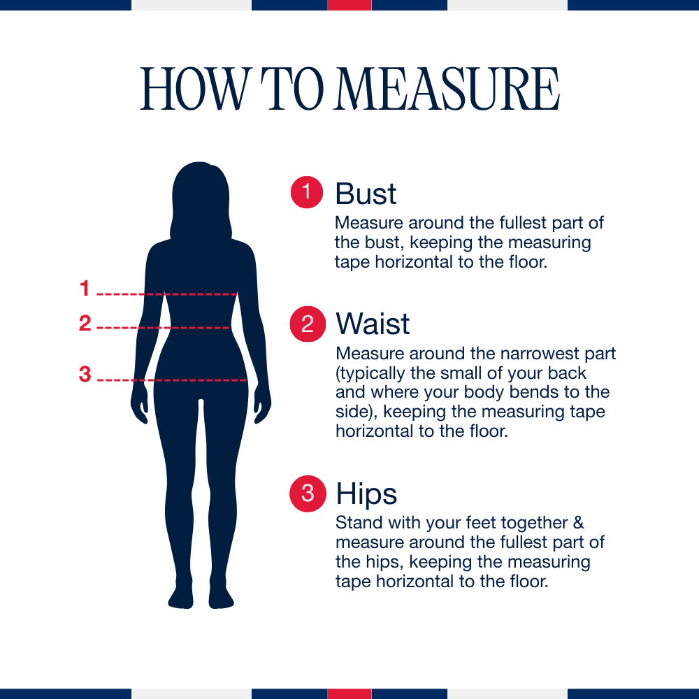 How to measure for Womens Apparel