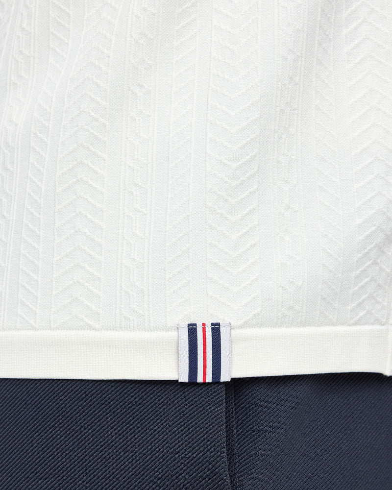 Men's Challenger Cable Zip Polo