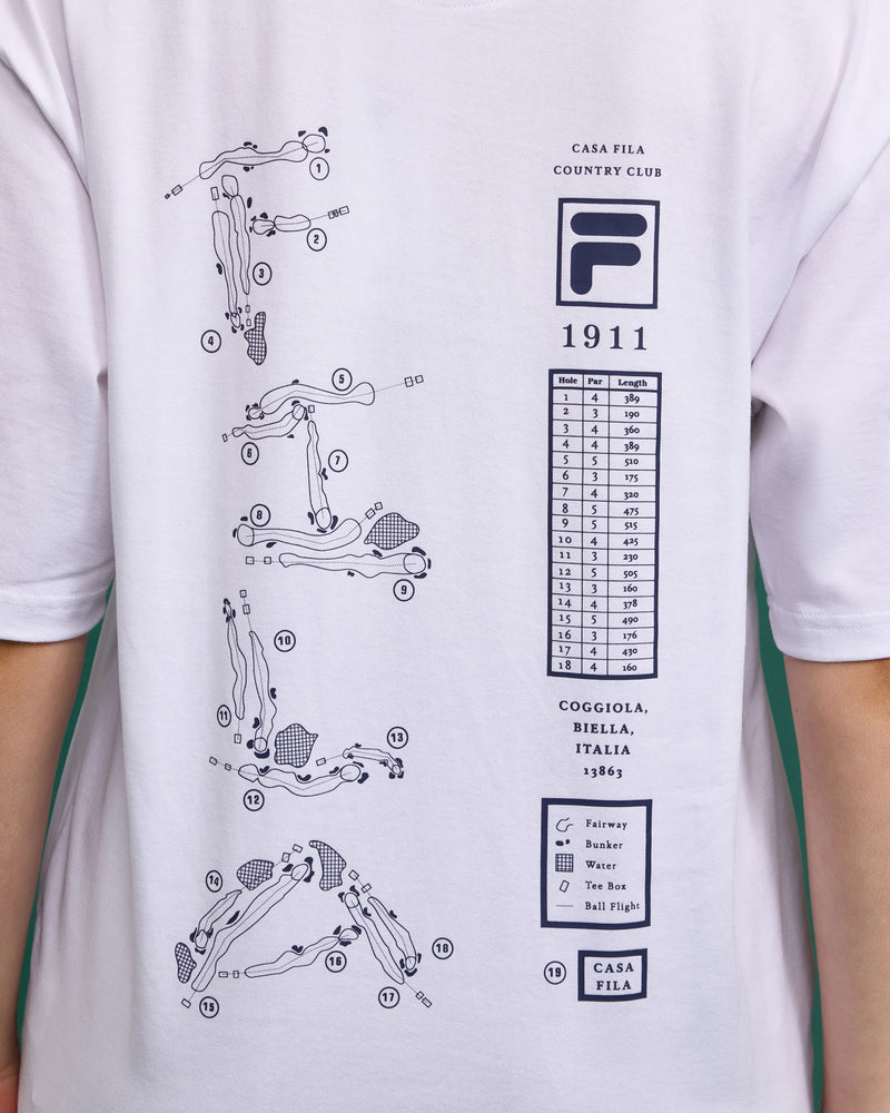 Unisex Golf Course Map Tee