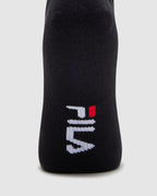 Unisex No Show Socks 3pk Black