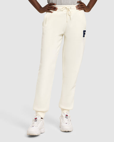Buy FILA Off White Jogger Fit Trackpants for Women Online @ Tata CLiQ